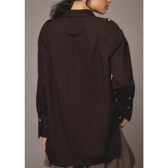 Citizens of Humanity - Ari Buttondown Shirt / S / Black - Picture 5 of 9